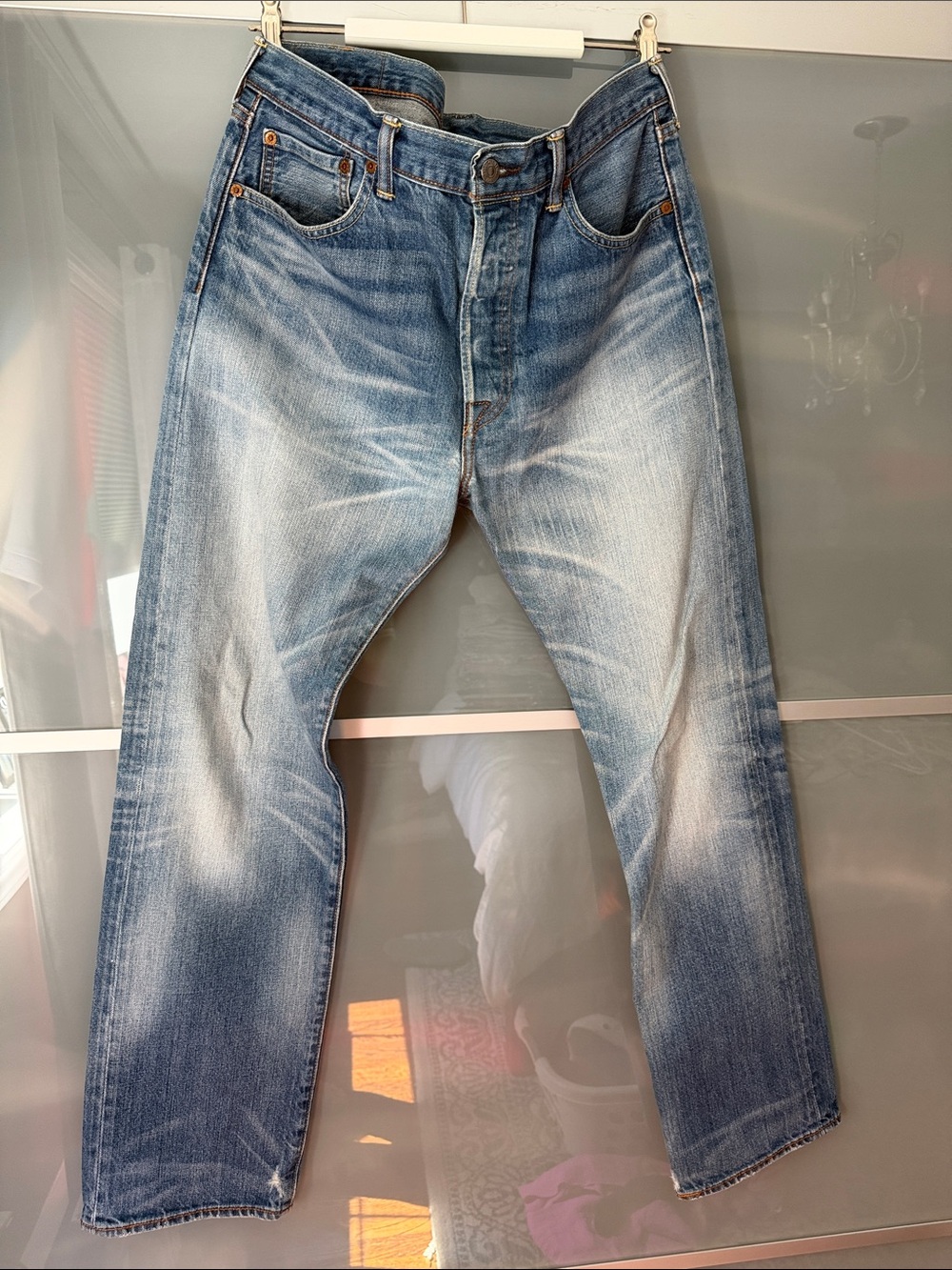 Levi's Men's Light Blue Relaxed Fit Jeans